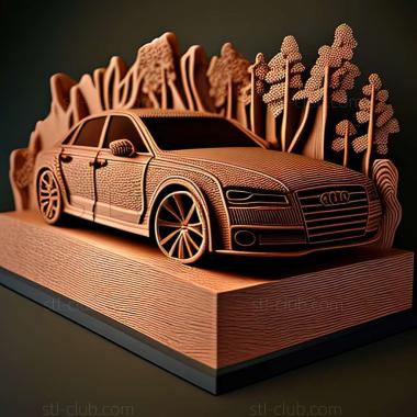 3D model Audi S8 (STL)